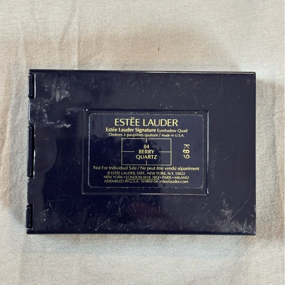 Vintage‎ Estee Lauder Signature Eyeshadow Quad Berry Quartz 04 Discontinued Rare
